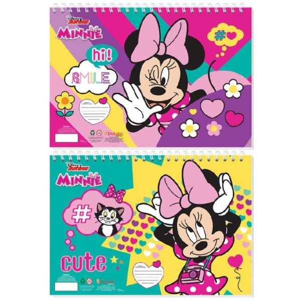 ΜπλοκΖωγραφικήςMinnieDisneyxcmΦύλλα(Σχέδια)