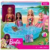 barbie doll and pool playset