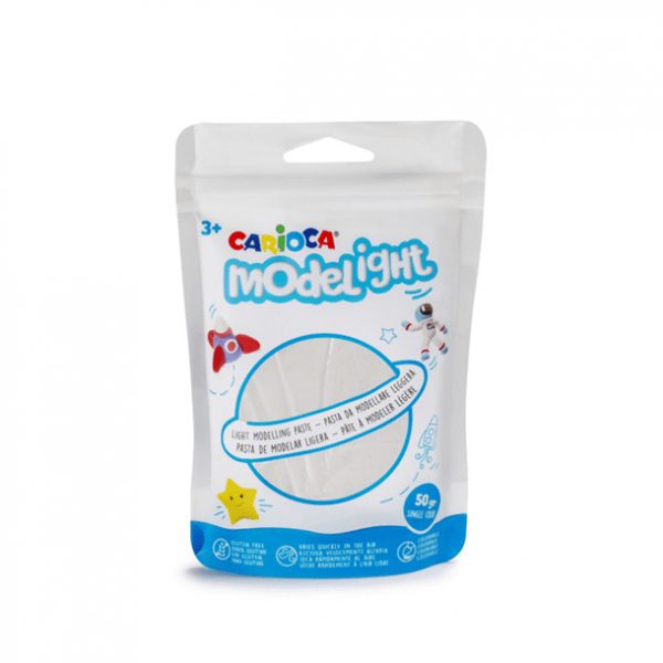carioca pasta modelight  gr monocolore bianco