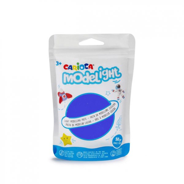 carioca pasta modelight  gr monocolore blu