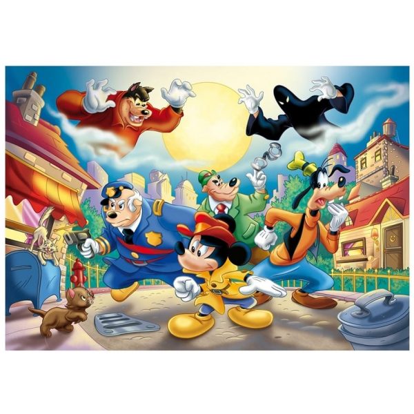 lisciani παζλ double face mickey detective τεμ