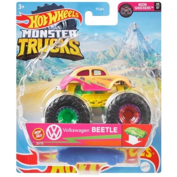 mattel hot wheels oxhmata monster trucks volkswagen beetle gth