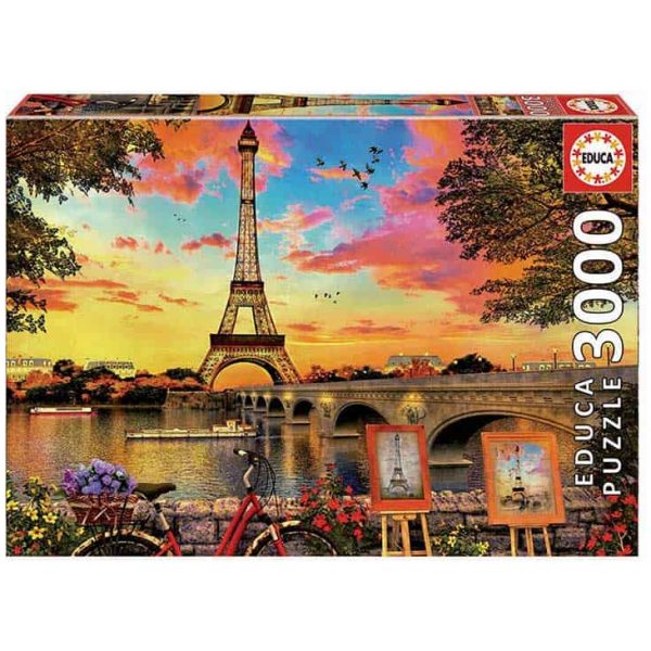 educa puzzle  eiffel tower
