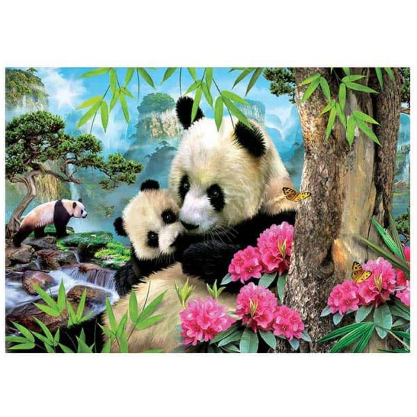 puzzle panda nature