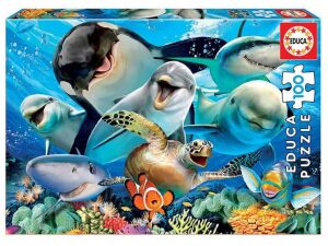 educa puzzle  sea fishes