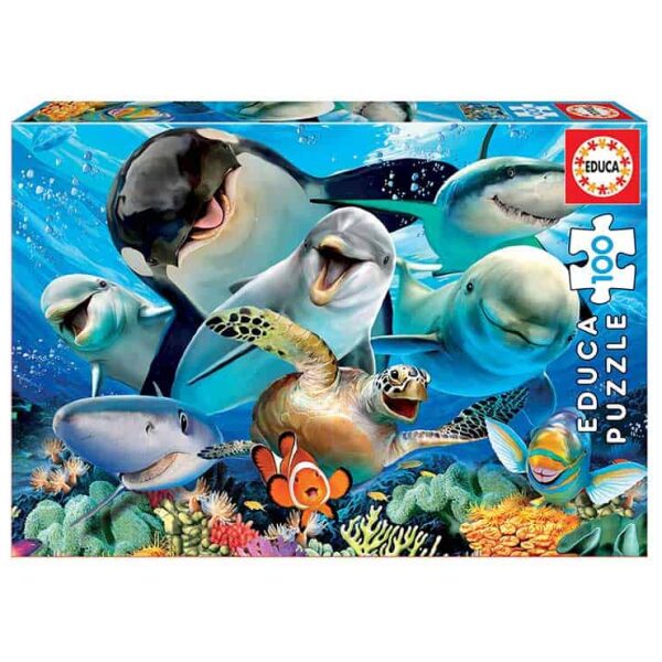 educa puzzle  sea fishes